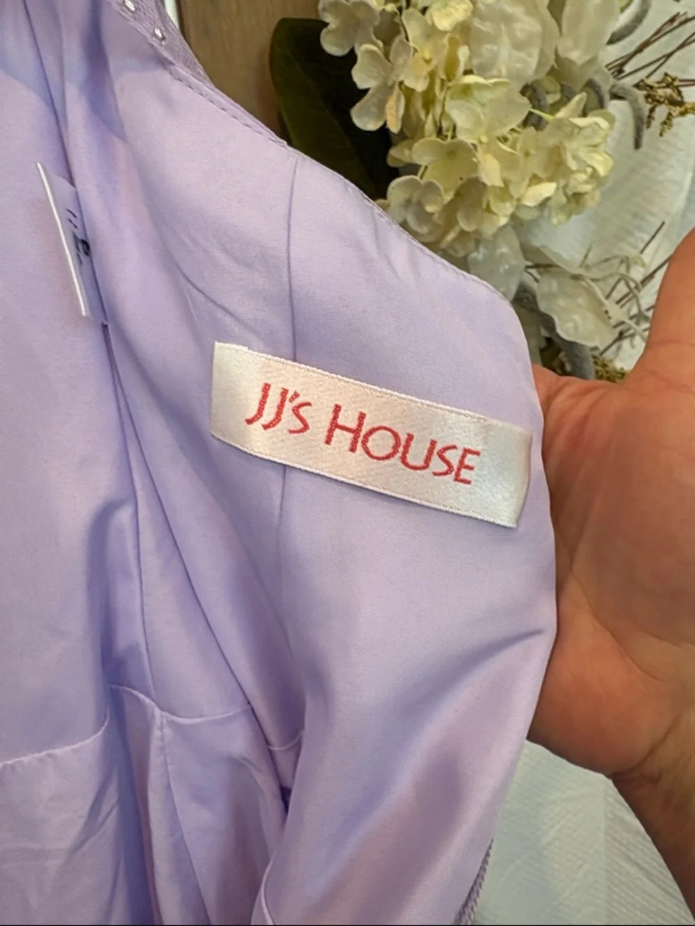 JJs House Lavender Prom Dress with Spaghetti Straps - Picture 5 of 6